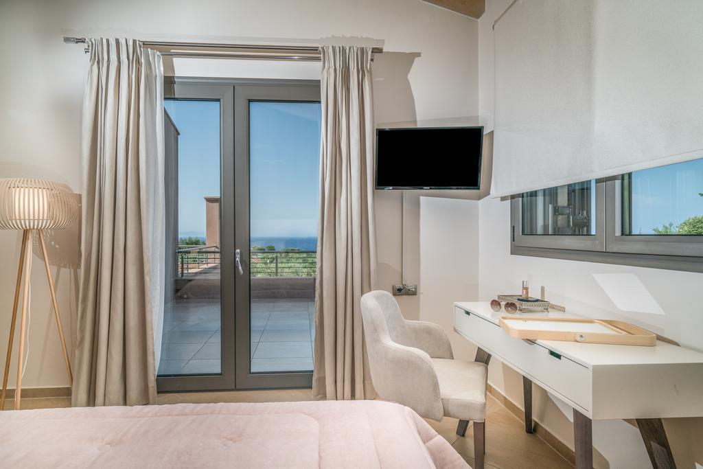 Villa Merovigli - Sea Views & Private Pool, Ideal For Large Groups, By Zantewize Tragaki Exteriér fotografie