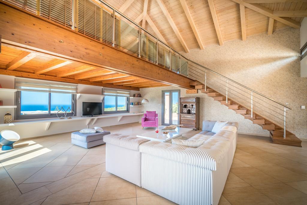 Villa Merovigli - Sea Views & Private Pool, Ideal For Large Groups, By Zantewize Tragaki Exteriér fotografie