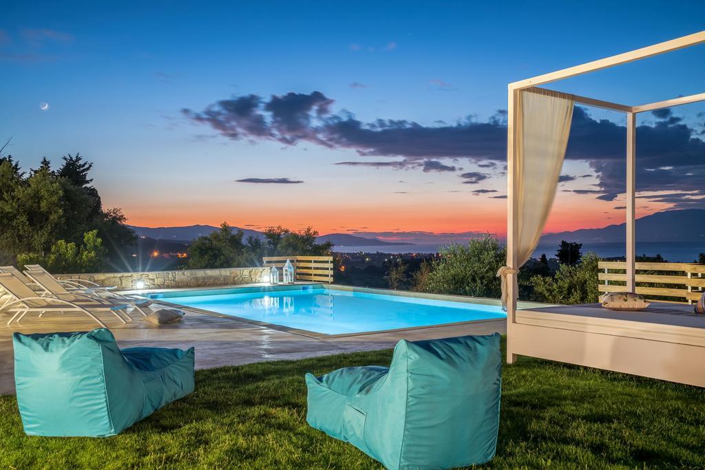 Villa Merovigli - Sea Views & Private Pool, Ideal For Large Groups, By Zantewize Tragaki Exteriér fotografie