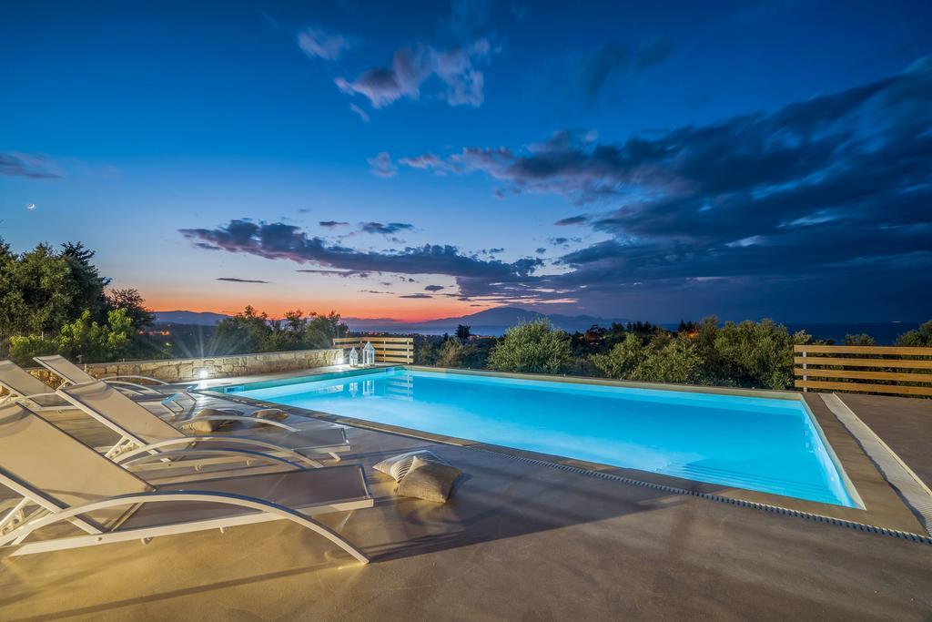 Villa Merovigli - Sea Views & Private Pool, Ideal For Large Groups, By Zantewize Tragaki Exteriér fotografie