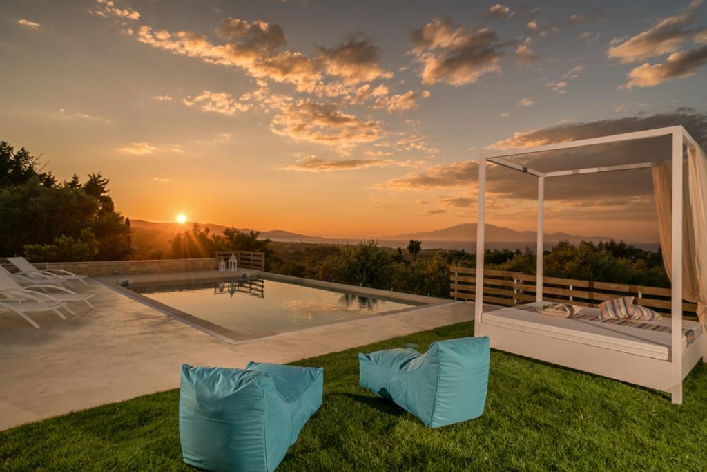 Villa Merovigli - Sea Views & Private Pool, Ideal For Large Groups, By Zantewize Tragaki Exteriér fotografie